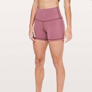 Rare find Lululemon Misty Merlot Align Shorts Size 4